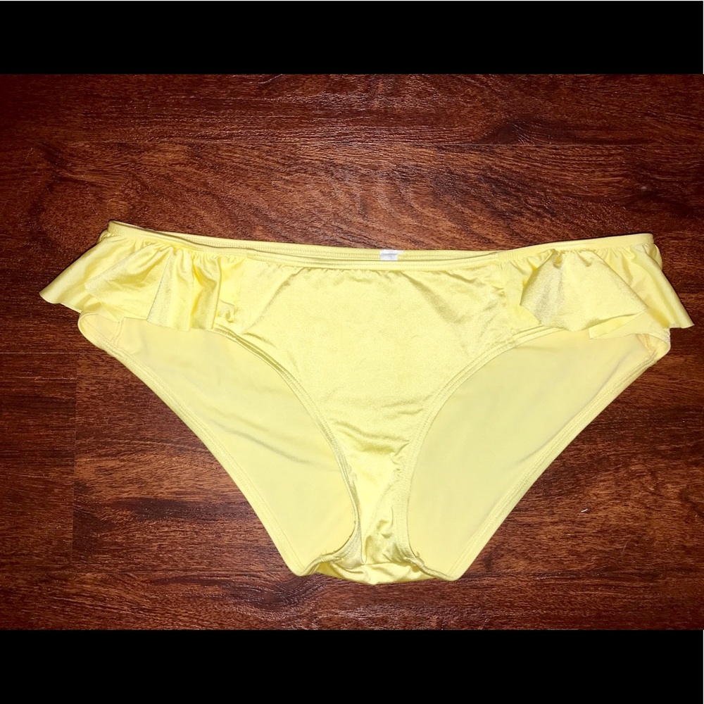 Yellow American Eagle Bathing Suit Bottoms